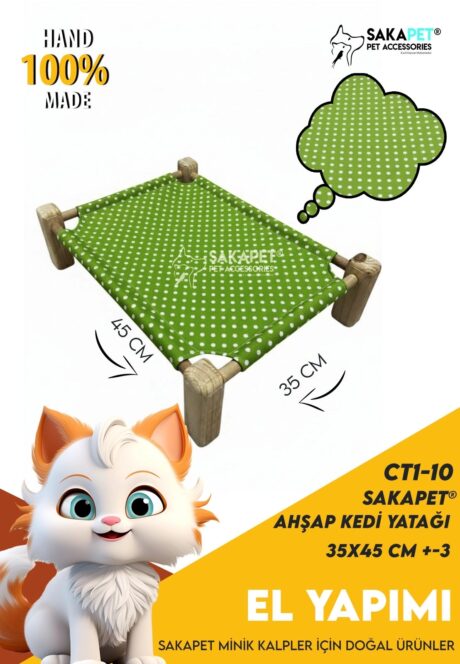 Ahşap kedi Yer Yatağı CT1-10