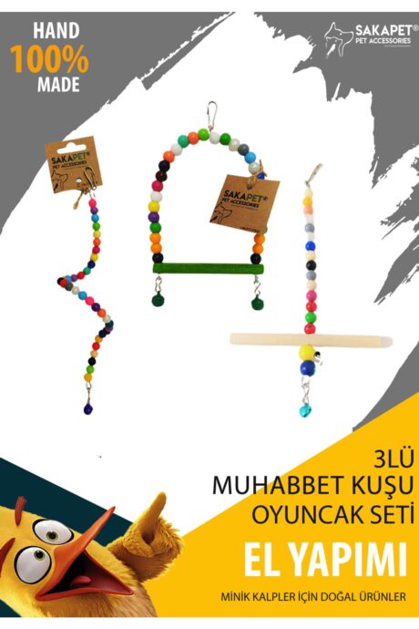 Kuş Oyuncak Seti Üçlü Set
